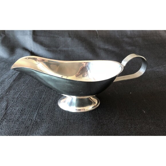 Stainless Steel / Silver Gravy Boat, Vintage, Lovely Condition, Stunning! - Picture 1 of 5